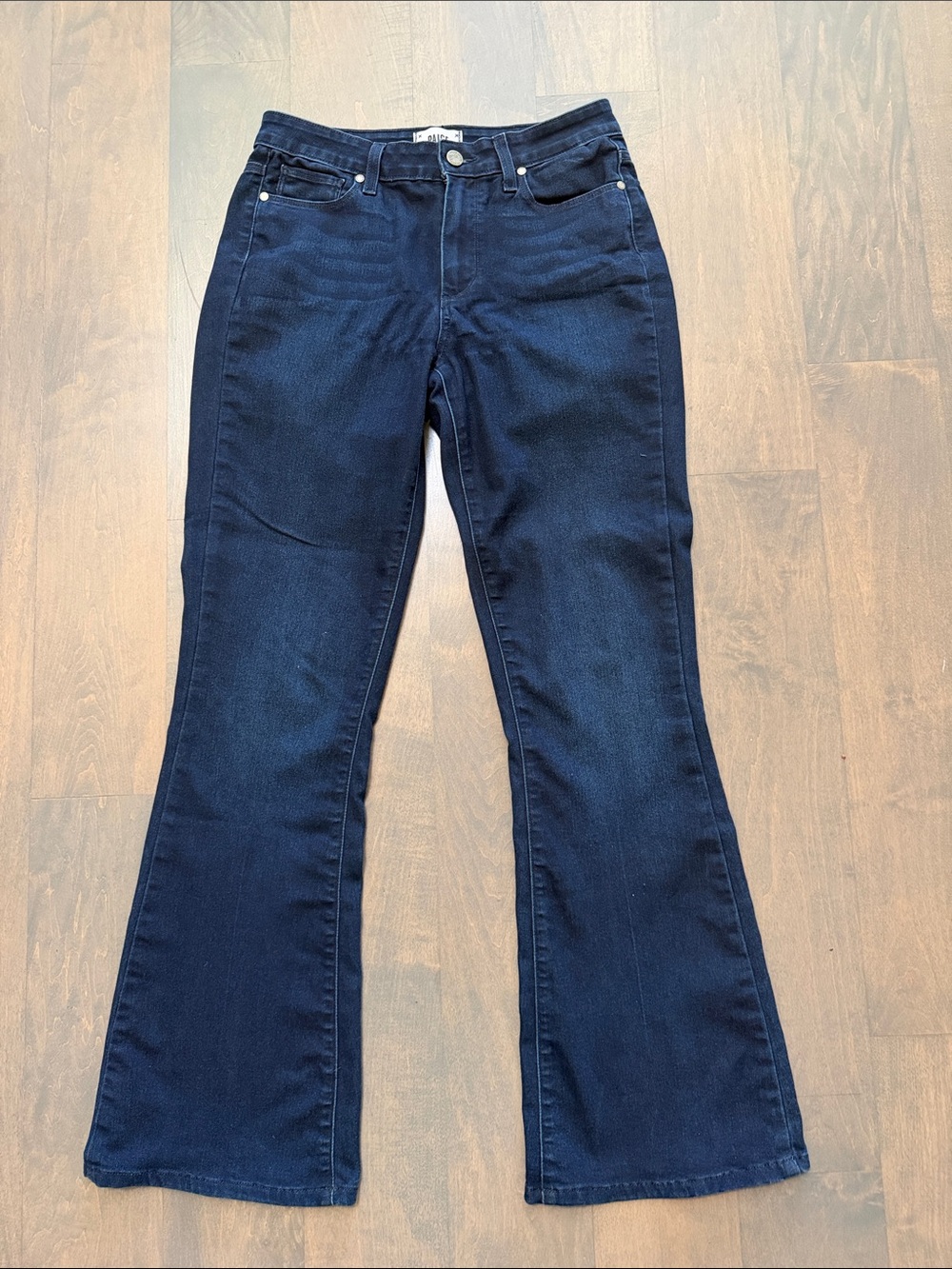 PAIGE Dark Indigo Flare Jeans
